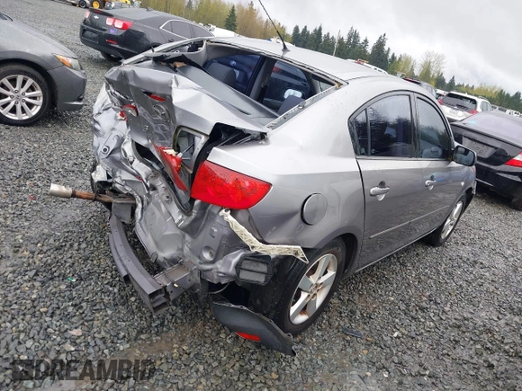2005 Mazda 3 i with VIN JM1BK12F551282146, listed as a IAAI auction lot 41980284 with 220,345 mi miles and . Bid and sale history available at DreamBid. Image 4.