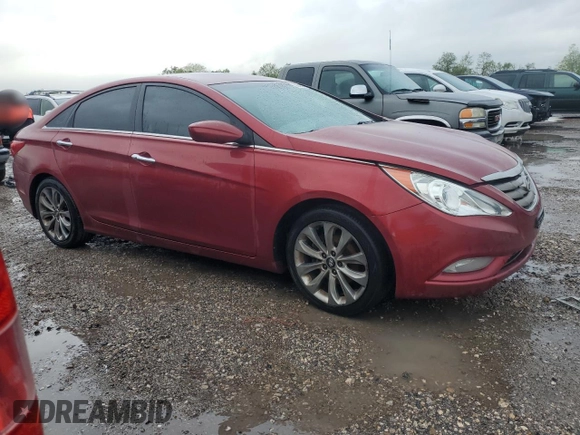 2011 Hyundai Sonata Limited with VIN 5NPEC4AC0BH267240, listed as a Copart auction lot 50960995 with 171,715 mi miles and Salvage Title. Bid and sale history available at DreamBid. Image 4.