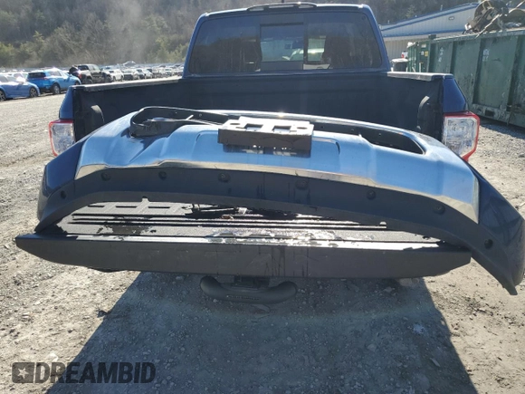 2022 Nissan Titan S with VIN 1N6AA1EC4NN107425, listed as a Copart auction lot 48291485 with 19,904 mi miles and Salvage title. Bid and sale history available at DreamBid. Image 12.