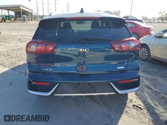 2017 Kia Niro FE with VIN KNDCB3LC3H5055071, listed as a Copart auction lot 85649084 with 0 mi miles and Salvage Title. Bid and sale history available at carsss.com. Image 6.