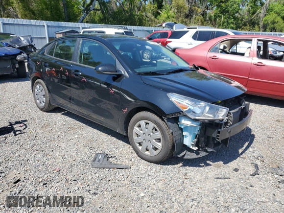 2022 Kia Rio S with VIN 3KPA24AD1NE479552, listed as a Copart auction lot 48755405 with 80,310 mi miles and Non Repairable. Bid and sale history available at carsss.com. Image 4.