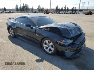 2020 Ford Mustang GT with VIN 1FA6P8CF3L5136351, listed as a Copart auction lot 52366765 with 39,475 mi miles and Salvage title. Bid and sale history available at DreamBid. Image 4.