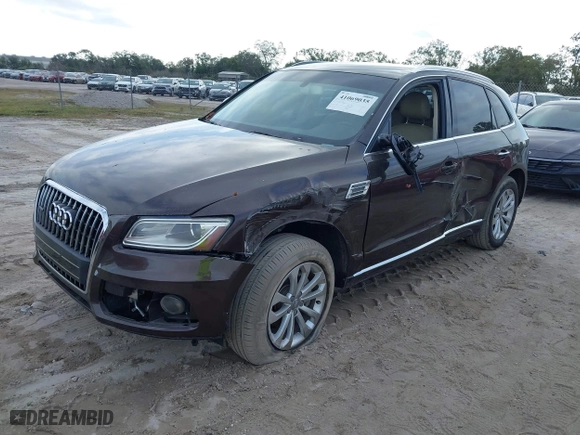 2015 Audi Q5 Premium with VIN WA1CFAFP3FA086410, listed as a IAAI auction lot 41069035 with 91,178 mi miles. Bid and sale history available at carsss.com. Image 18.