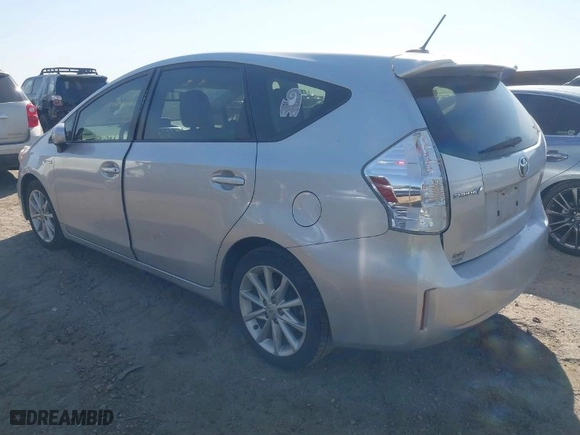 2012 Toyota Prius v Two with VIN JTDZN3EU7C3177010, listed as a IAAI auction lot 41870014 with 79,609 mi miles. Bid and sale history available at carsss.com. Image 3.