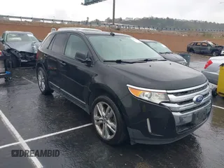 2013 Ford Edge SEL with VIN 2FMDK3J97DBA44393, listed as a IAAI auction lot 41713479 with 196,340 mi miles. Bid and sale history available at carsss.com. Image 1.