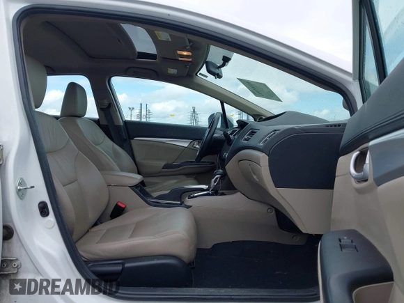 2015 Honda Civic Sedan EX-L with VIN 19XFB2F90FE253261, listed as a IAAI auction lot 41905962 with 146,441 mi miles. Bid and sale history available at carsss.com. Image 5.