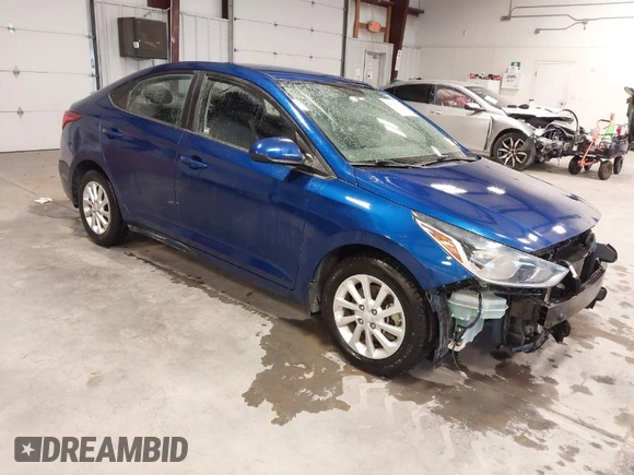 2019 Hyundai Accent SE with VIN 3KPC24A31KE080216, listed as a IAAI auction lot 40828159 with 53,496 mi miles. Bid and sale history available at carsss.com. Image 1.