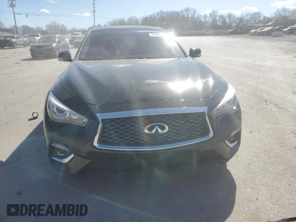 2021 Infiniti Q50 Luxe z VIN JN1EV7BR4MM752541, wystawiony jako Copart lot #47064425 z przebiegiem 64 130 mil mil oraz Szkoda całkowita • Salvage title. Historia ofert i sprzedaży dostępna na DreamBid. Obrazek 5.
