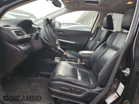 2015 Honda CR-V EX-L with VIN 2HKRM4H73FH604142, listed as a Copart auction lot 46516165 with 124,719 mi miles and Salvage Title. Bid and sale history available at carsss.com. Image 7.