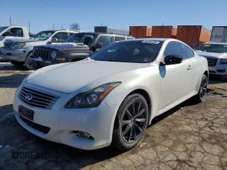2011 Infiniti G37 Coupe x with VIN JN1CV6ELXBM261221, listed as a Copart auction lot 46256185 with 114,531 mi miles and Salvage Title. Bid and sale history available at carsss.com. Image 1.