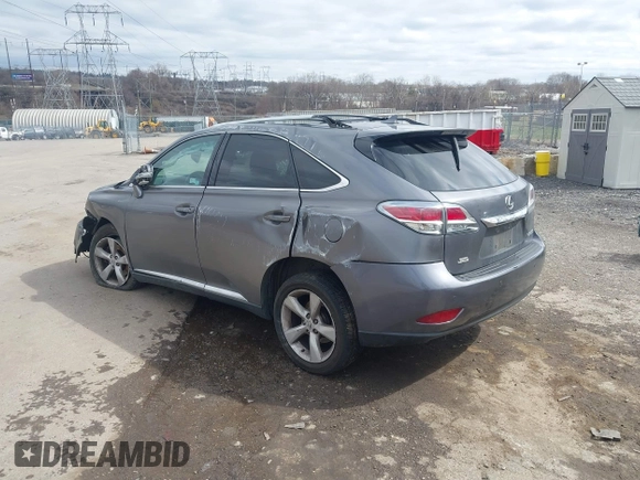 2013 Lexus RX 350 with VIN 2T2BK1BA6DC220815, listed as a IAAI auction lot 41796656 with 121,127 mi miles. Bid and sale history available at carsss.com. Image 3.