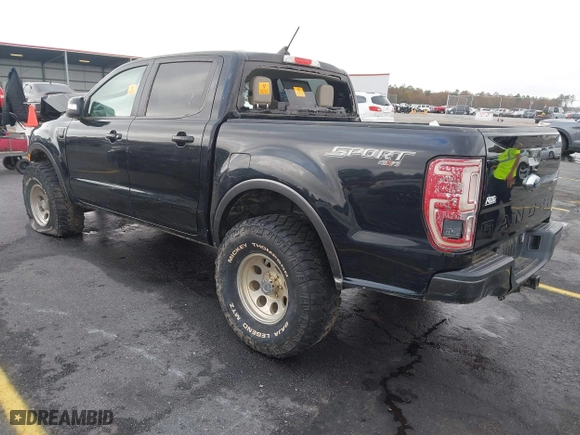 2019 Ford Ranger XL with VIN 1FTER4FH1KLA58099, listed as a IAAI auction lot 40887950 with 29,804 mi miles. Bid and sale history available at carsss.com. Image 3.