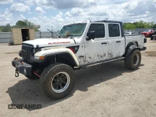 2020 Jeep Gladiator Sport S with VIN 1C6JJTAG3LL215977, listed as a Copart auction lot 55012635 with Not provided miles and Salvage title. Bid and sale history available at DreamBid. Image 1.