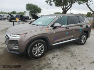 2020 Hyundai Santa Fe SE with VIN 5NMS2CAD3LH215740, listed as a Copart auction lot 50460975 with 81,731 mi miles and Salvage Title. Bid and sale history available at carsss.com. Image 1.