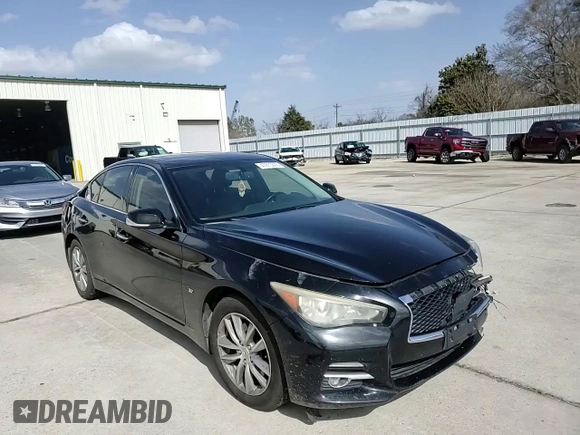 2014 Infiniti Q50 Premium with VIN JN1BV7AR3EM690281, listed as a Copart auction lot 47875305 with 235,944 mi miles and Salvage Title. Bid and sale history available at carsss.com. Image 10.