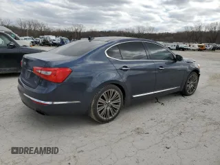 2015 Kia Cadenza Premium with VIN KNALN4D73F5171587, listed as a Copart auction lot 48214115 with 189,335 mi miles and Salvage Title. Bid and sale history available at DreamBid. Image 3.