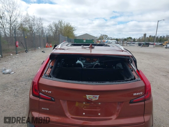 2019 Cadillac XT4 AWD Premium Luxury with VIN 1GYFZDR45KF183306, listed as a IAAI auction lot 42136598 with 44,657 mi miles and . Bid and sale history available at carsss.com. Image 18.