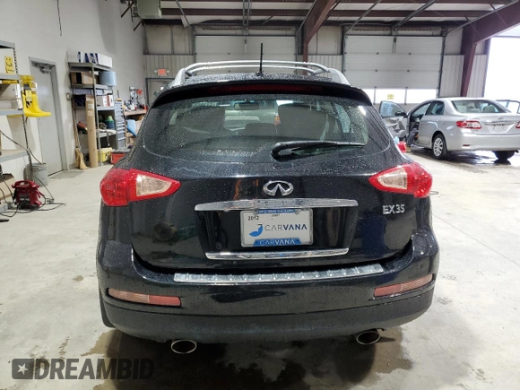 2012 Infiniti EX Journey with VIN JN1AJ0HR2CM451015, listed as a Copart auction lot 83180364 with 95,219 mi miles and Salvage Title. Bid and sale history available at DreamBid. Image 6.