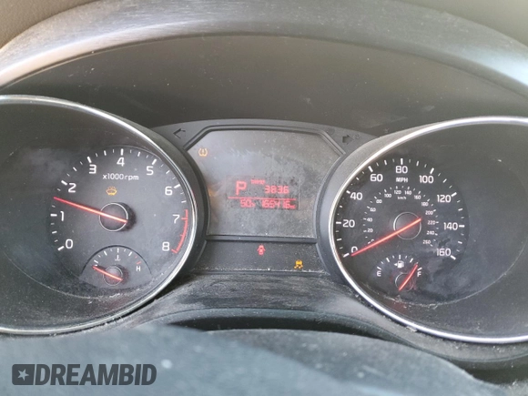 2016 Kia Sedona LX with VIN KNDMB5C17G6163863, listed as a Copart auction lot 52128745 with 165,416 mi miles and Salvage Title. Bid and sale history available at DreamBid. Image 9.