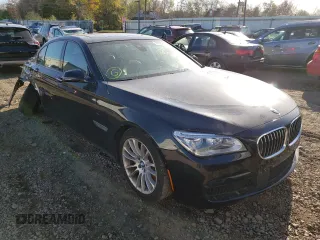 2015 BMW 7 Series 750i xDrive with VIN WBAYB6C54FD965871, listed as a Copart auction lot 45641113 with 64,225 mi miles and Salvage Title. Bid and sale history available at carsss.com. Image 1.