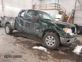 2014 Ford F-150 XL with VIN 1FTFX1ET8EKE32412, listed as a IAAI auction lot 41557331 with 128,744 mi miles. Bid and sale history available at carsss.com. Image 1.