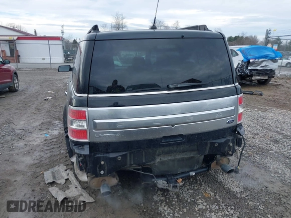 2018 Ford Flex Limited with VIN 2FMGK5D88JBA13404, listed as a IAAI auction lot 41142968 with 145,862 mi miles. Bid and sale history available at carsss.com. Image 17.
