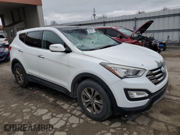 2013 Hyundai Santa Fe Sport with VIN 5XYZUDLB2DG097752, listed as a Copart auction lot 50616875 with 129,955 mi miles and Salvage Title. Bid and sale history available at carsss.com. Image 4.