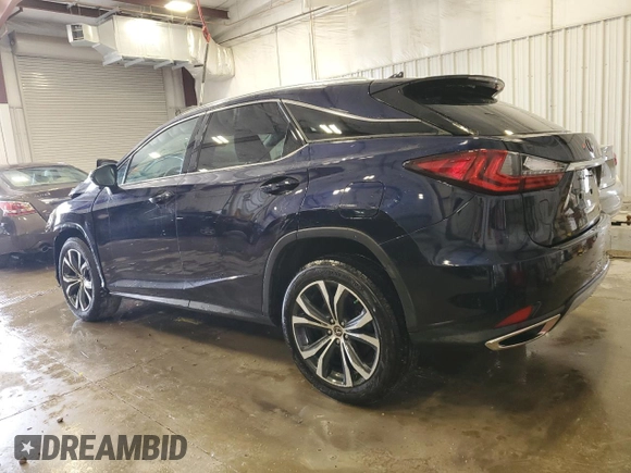 2022 Lexus RX with VIN 2T2HZMDA9NC315858, listed as a Copart auction lot 50645455 with 36,665 mi miles and Salvage Title. Bid and sale history available at carsss.com. Image 2.