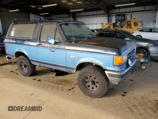 1989 Ford Bronco XL with VIN 1FMEU15N3KLA46892, listed as a Copart auction lot 46937345 with 2,695 mi miles and Clean Title. Bid and sale history available at carsss.com. Image 4.