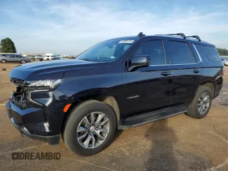 2022 Chevrolet Tahoe LT z VIN 1GNSCNKD3NR365179, wystawiony jako Copart lot #82892144 z przebiegiem 53 447 mil mil oraz Szkoda całkowita • Salvage title. Historia ofert i sprzedaży dostępna na DreamBid. Obrazek 1.