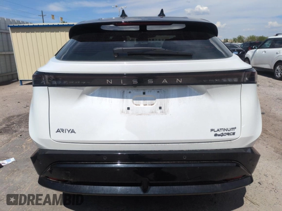 2023 Nissan ARIYA Platinum+ z VIN JN1DF0CD6PM710086, wystawiony jako Copart lot #56642525 z przebiegiem 13 373 mil mil oraz Szkoda całkowita • Salvage title. Historia ofert i sprzedaży dostępna na DreamBid. Obrazek 6.