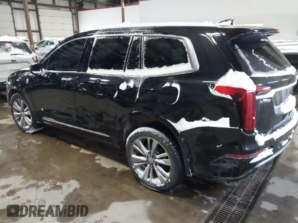 2022 Cadillac XT6 Premium Luxury with VIN 1GYKPDRS7NZ112856, listed as a IAAI auction lot 41328577 with 1 mi miles. Bid and sale history available at carsss.com. Image 3.