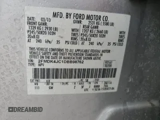 2013 Ford Edge SEL z VIN 2FMDK4JC1DBB98762, wystawiony jako Copart lot #58248265 z przebiegiem 160 418 mil mil oraz Czysty tytuł • Clean title. Historia ofert i sprzedaży dostępna na DreamBid. Obrazek 12.