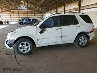 2003 Mercedes-Benz M-Class 3.7L with VIN 4JGAB57E53A427004, listed as a Copart auction lot 46951995 with 211,617 mi miles and Salvage Title. Bid and sale history available at carsss.com. Image 1.