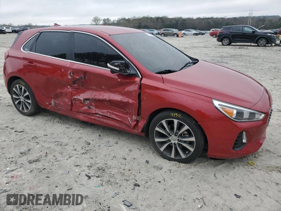 2018 Hyundai Elantra GT with VIN KMHH35LE0JU058047, listed as a Copart auction lot 50382415 with 120,295 mi miles and Salvage Title. Bid and sale history available at carsss.com. Image 4.