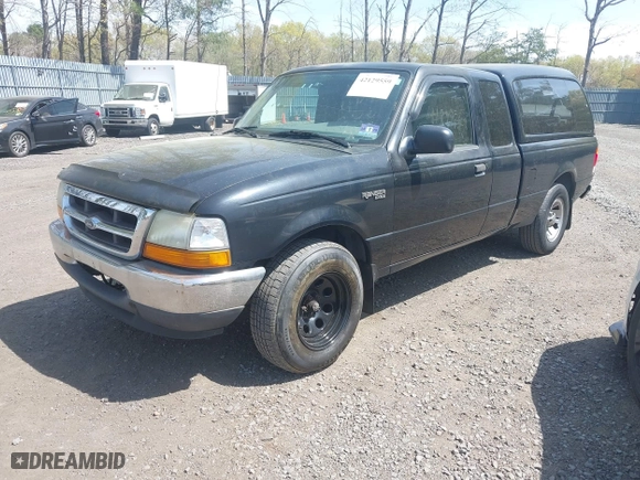 1999 Ford Ranger XL with VIN 1FTYR14V5XPB00021, listed as a IAAI auction lot 42129559 with 181,005 mi miles. Bid and sale history available at carsss.com. Image 2.