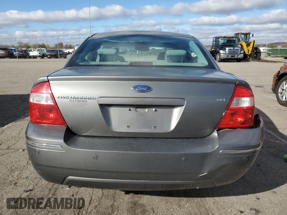 2005 Ford Five Hundred SEL with VIN 1FAHP24155G178083, listed as a Copart auction lot 79444244 with 0 mi miles and Salvage Title. Bid and sale history available at carsss.com. Image 6.