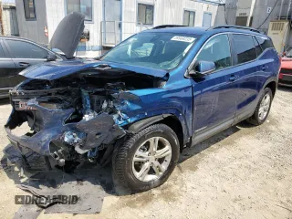 2021 GMC Terrain SLE with VIN 3GKALTEV5ML349332, listed as a Copart auction lot 59969235 with 43,043 mi miles and Salvage title. Bid and sale history available at DreamBid. Image 1.