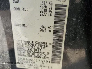 2018 Nissan Altima 2.5 SR with VIN 1N4AL3AP6JC276794, listed as a Copart auction lot 45182885 with 130,986 mi miles and Salvage Title. Bid and sale history available at carsss.com. Image 14.