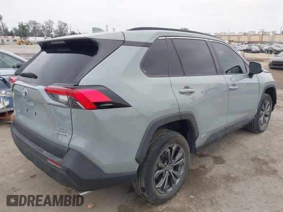 2022 Toyota RAV4 Hybrid XLE Premium with VIN 4T3B6RFV8NU102695, listed as a IAAI auction lot 42385078 with 35,614 mi miles and . Bid and sale history available at DreamBid. Image 4.