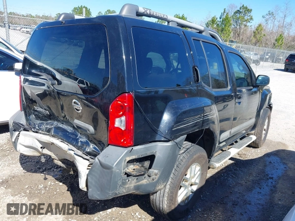 2015 Nissan Xterra S with VIN 5N1AN0NU8FN657055, listed as a IAAI auction lot 41577668 with 153,694 mi miles and . Bid and sale history available at DreamBid. Image 4.