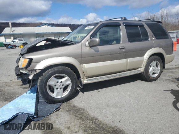 2001 Infiniti QX4 Luxury z VIN JNRDR07Y41W108932, wystawiony jako Copart lot #47440085 z przebiegiem 131 045 mil mil oraz Szkoda całkowita • Salvage title. Historia ofert i sprzedaży dostępna na DreamBid. Obrazek 1.