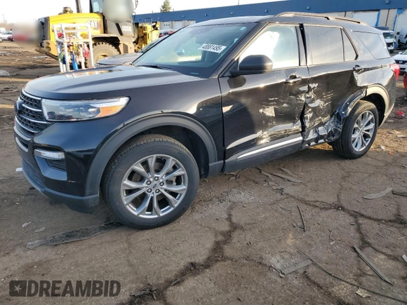 2023 Ford Explorer XLT with VIN 1FMSK8DH2PGA15288, listed as a Copart auction lot 48881495 with 29,235 mi miles and Clean Title. Bid and sale history available at carsss.com. Image 1.