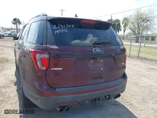 2019 Ford Explorer Sport with VIN 1FM5K8GT8KGB38079, listed as a IAAI auction lot 41705182 with 68,314 mi miles. Bid and sale history available at carsss.com. Image 3.
