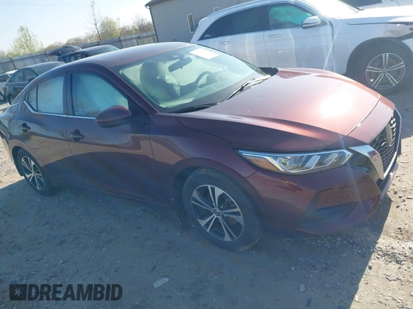 2022 Nissan Sentra SV with VIN 3N1AB8CV5NY264707, listed as a IAAI auction lot 41972677 with 69,982 mi miles and . Bid and sale history available at DreamBid. Image 1.