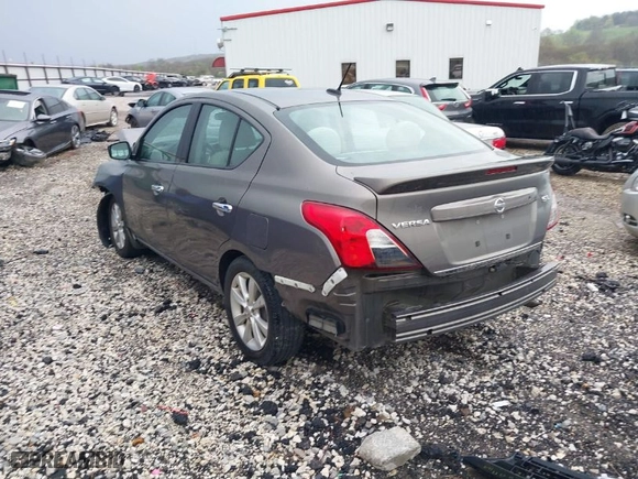 2017 Nissan Versa Sedan SV with VIN 3N1CN7AP5HL858214, listed as a IAAI auction lot 41943167 with 131,546 mi miles. Bid and sale history available at carsss.com. Image 3.
