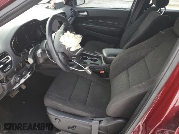 2023 Dodge Durango SXT Launch Edition with VIN 1C4RDJAG4PC564921, listed as a Copart auction lot 43732935 with 26,979 mi miles and Salvage title. Bid and sale history available at DreamBid. Image 7.