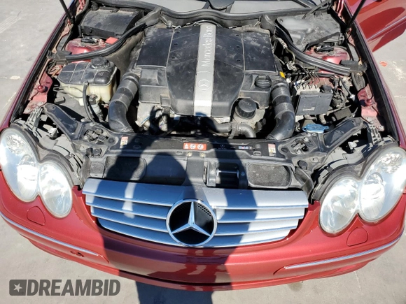 2005 Mercedes-Benz CLK 320 with VIN WDBTK65G45T043762, listed as a Copart auction lot 79904434 with 88,127 mi miles and Salvage Title. Bid and sale history available at DreamBid. Image 11.