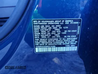 2021 Volkswagen Atlas SE с VIN 1V2DP2CA2MC515288, выставлен на аукционе Copart как лот 81720204 с пробегом 101 466 миль миль и Списание • Salvage title. История ставок и продаж доступна на DreamBid. Изображение 13.