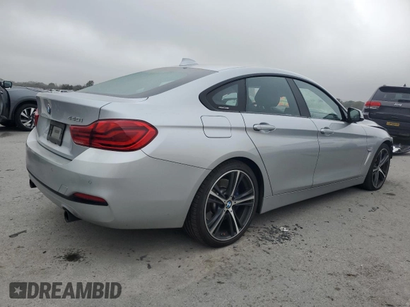 2018 BMW 4 Series 440i with VIN WBA4J5C58JBF07639, listed as a Copart auction lot 78922914 with 90,888 mi miles and Salvage Title. Bid and sale history available at DreamBid. Image 3.